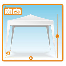 Aktive 53857 - Gazebo bianco 300x300x250 cm