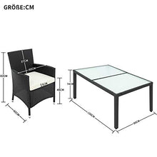 WYLZLIY-Home Set Mobili da Giardino Set Mobili da Esterno Comfortable Mobili da Giardino in Rattan Set di Mobili da Giardino con 6 Poltrone per I Backyards Giardini Balconi