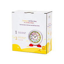 ertt EasyRead Time Teacher - Sveglia per bambini per bambini – Learn The Time – Sveglia per ragazzi e ragazze per camera da letto con design per insegnamento del tempo, 24 ore di luce per viso e notte (arcobaleno)