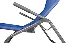 VERDELOOK Lettino Riccione da Spiaggia, 94x58x82 cm, Blu