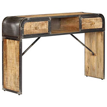 FAMIROSA Credenza 120x30x75 cm in Legno Massello di Mango