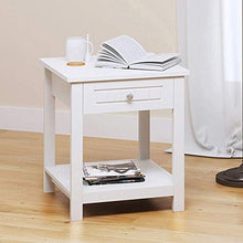 DGHJK Mobili per la casa, Comodino Bianco Comodino Comodino Camera da Letto Set Organizer in Legno Armadio con cassetti