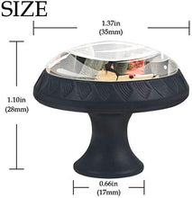 Elefante africano 3D Pomelli per Porta Set di 4 Pomelli per Mobili Manopole per Cassetti Cucina Armadio Vetro