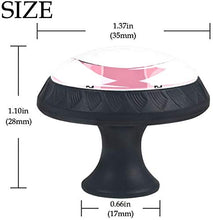 Pig Face Pomelli per Porta Set di 4 Pomelli per Mobili Manopole per Cassetti Cucina Armadio Vetro
