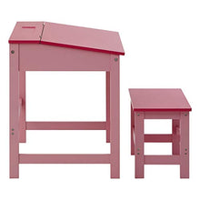 Premier Housewares 2402525 Set Scrivania e Seggiolino per Bambini, 57x55x48 cm, Rosa