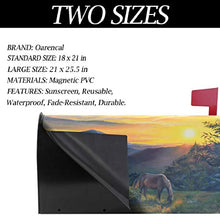 Sunset Horses Mountain Paesaggio Casella Postale Coperture Magnetiche Giardino Cantiere Decorazione Casa Dimensioni Standard 53,3 cm x 45,7 cm