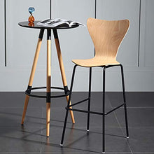 XIAOQIAO Sgabelli da Bar, sgabelli da Bar ad Altezza Fissa 75 cm, Sedia, Schienale ergonomico e Confortevole e Gambe in Metallo Resistenti e durevoli