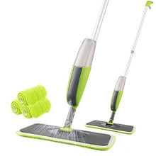 SSAYY Mop Mop Spray Magico Pavimento in Legno con Riutilizzabili Cuscinetti in Microfibra Manico A 360 Gradi Casa Finestre Cucina Mop Spazzatrice Scopa Strumenti Puliti