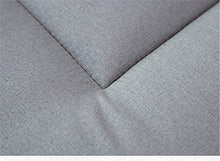 LucaSng - Set di 4 cuscini per sedia, 40 x 40 x 2,5 cm, con fiocco di fissaggio, per interni ed esterni (blu)