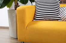 TLY, Copridivano per divano a 2 posti Klippan di Ikea, aderente Giallo