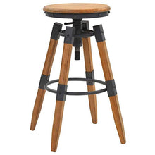 Sgabelli da Bar Regolabili 2 Pezzi in Legno massello di Abete 53,5x53,5x79 cm