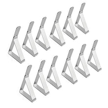 sinogoods Fermatovaglia da tavola, 12 Pezzi Tovaglia Clip in Acciaio Inossidabile, per casa, Pranzo, Picnic, Feste e Matrimoni (7.5 * 4.5cm)