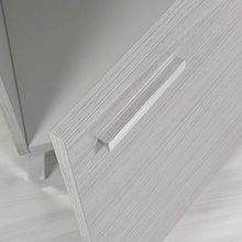 Mobile Lavatoio Grigio da Interno 60x50 con Vasca in Resina E Tavoletta in Legno