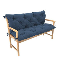 Cuscino trapuntato per panca dondolo altalena elegante e comodo per giardino terazza ampia scelta di colori e dimensioni