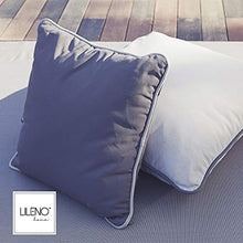 LILENO HOME - Cuscino per esterni, 50 x 30 cm, impermeabile, con sabbia (senza imbottitura), per esterni, impermeabile come cuscino da giardino o come cuscino decorativo, resistente alle intemperie