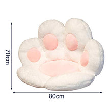 Foliner Cuscino Artiglio di Gatto Lazy Sofa Mat Caldo Delicato sulla Pelle Cuscino con Schienale Cuscino per Sedia da Ufficio per Il Personale Dell'ufficio, Poltrona Letto per Camera da Letto