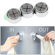 Porta asciugamani, porta strofinacci, gancio per asciugamani, morsetto per asciugamani, autoadesivo, senza fori, per bagno, cucina e casa, 4,2 x 2,2 cm, set da 3 pezzi