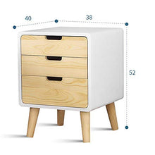 XUSHEN-HU Nordic Comodino Moderno Semplice Mini Semplice Comodino in Legno massello Camera da Comodino Piccolo Mobile ad Angolo