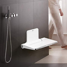 Sgabello da Bagno Sgabello a Muro Sgabello per Scarpe da Ingresso Bagno con Doccia Sedile da Bagno Sgabello Pieghevole da Parete per Uso Domestico