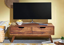 MASSIVMOEBEL24.DE Mobile TV in Legno sheesham - Laccato/Noce 90x40x34 MALMÖ 2#111