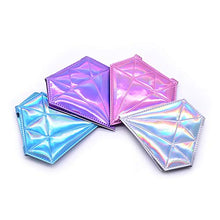 WXFF Palmare 4pc a Forma di Diamante Trucco Specchio Portatile Specchio Portatile a Mano Pieghevole ingrandimento Specchio Specchio cosmetico Specchio Compatto Specchio Trucco