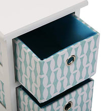 VERSA 20100076 Mobile da Bagno Cassettiera con 4 cestelli Eyra, Legno, 4 Drawers