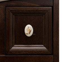Shop Chic Arredo bagno arte povera base in legno con lavabo in ceramica