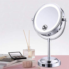 ADSE Specchio cosmetico, Specchio per Il Trucco da toeletta con 1x / 3X, 6 '' 360 Gradi; Specchio ingranditore Girevole, Specchio da Bagno con Stile Simile al Cristallo