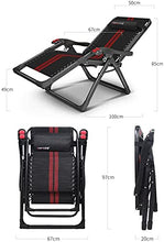 CDFC Sedie Pieghevoli Sedia da Pranzo Individuale Sedia da Pranzo Siesta Multifunzionale Letto Nero e Rosso Portable Lazy Beach SED Seden Sedia Sedia reclinabili con Doppio Roller Massa