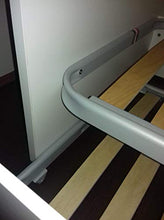 MOBILFINO CAMERETTE 964R Letto cameretta 80x190 da Singolo a Matrimoniale, Design Personalizzabile con Secondo Letto Estraibile e sollevabile Ecru Cappuccino