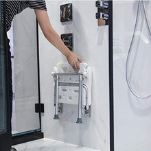 Anziani Bagno Sedia con braccioli e Schienale Bagno Sgabello Donna Incinta Bagno Sgabello Antiscivolo-Bath Chair