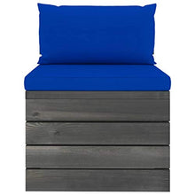 vidaXL Set Divani da Giardino su Pallet 8 pz con Cuscini Massello Pino