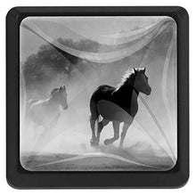 Cavallo in corsa 3 PCS Pomelli per Porta, Pomolo per Mobile, Pomelli per Mobili con Viti, Maniglia per Armadietto, Pomelli per Porta, Pomelli per Cassetti per Porta, Armadio, Cassetto e Credenza