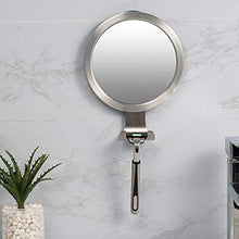 TOPBATHY specchi Doccia antiappannamento Ventosa Pugno Specchio per Uso Domestico Specchio da Barba Specchio da Trucco per gabinetto Bagno Bagno