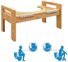 Utile Accessori per Il Bagno Sgabello da Bagno Bamboo Antiscivolo Regolabile Sgabello da Bagno Bipedal Massager in Legno Sgabello da Bagno Excellent