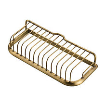 Storage shelf Cestino portaoggetti da Parete in Ottone Anticato
