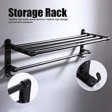 Portasciugamani Multifunzionale Resistente alla ruggine Organizer Space Aluminium Home Bathroom
