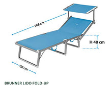 BRUNNER Lettino Prendisole Lido Fold-UP