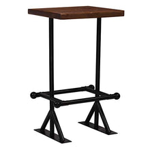 Tidyard Set 3 Pezzi: 1 Tavolo da Bar con 2 Sedie da Bar in Legno Massello di Mango 8455