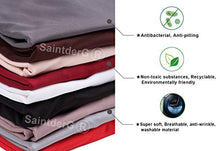 SaintderG® Coprisedie con Schienale 6 Pezzi, Lavabile Estraibile, Molto Facile da Pulire e Resistente, coprisedile, Moderna Sala da Pranzo, Hotel, Arredamento Ristorante (Grigio, 6 Pezzi)