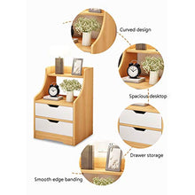 XXL Comodino da Letto Legno Massello Cassettiera Tavolino per Divano Moderno Design Scandinavo con Cassetti e Scomparto Aperto Comodini da Notte,per Camera o Salotto
