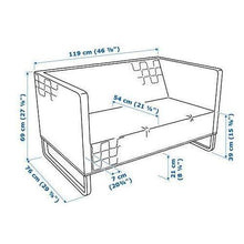 KNOPPARP Ikea - Divano a 2 posti, colore: grigio chiaro - Arredi Casa