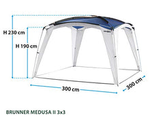 BRUNNER Gazebo Outdoor parasole MEDUSA II 3x3