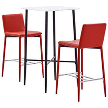 SKM Set da Bar 3 pz in Similpelle Rosso