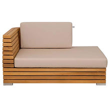 Teako Design - Divano Picardie lato sinistro con cuscini