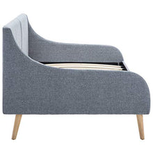 Festnight Divano Letto con Materasso Memory Foam Grigio Chiaro in Tessuto