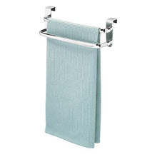 InterDesign Axis Doppia Barra Portasciugamani per Armadietti, Argento, Cromato, 5x5x5 cm