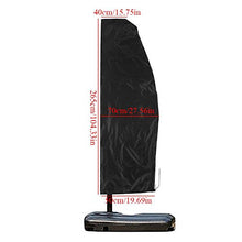 Coperture per Ombrelloni Coperchio ombrellone Copri Protettiva per Ombrellone Coperture Parasole Esterno Oxford Anti-UV Anti-Polvere Impermeabile, Nero(265cm: 50 * 70 * 40CM)