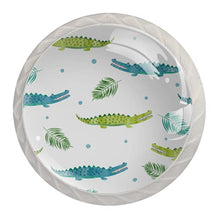 Maniglie per cassetti Manopole per cassetti Manopole rotonde Confezione da 4 per armadietto, cassetti, cassettiere, cassettiere ecc - WatercolCrocodile