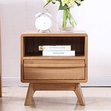 XiuHUa Comodino in Legno massello in Stile Giapponese Comodino Comodino Semplice Armadio angolare in Rovere Bianco Mobili da Camera da Letto